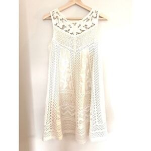 Vanessa Virginia Anthropologie Shift Dress Size 2 Graduation Bridal Cottagecore